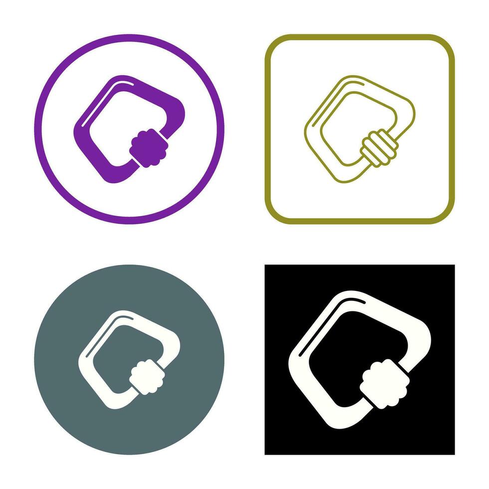 Carabiner Vector Icon