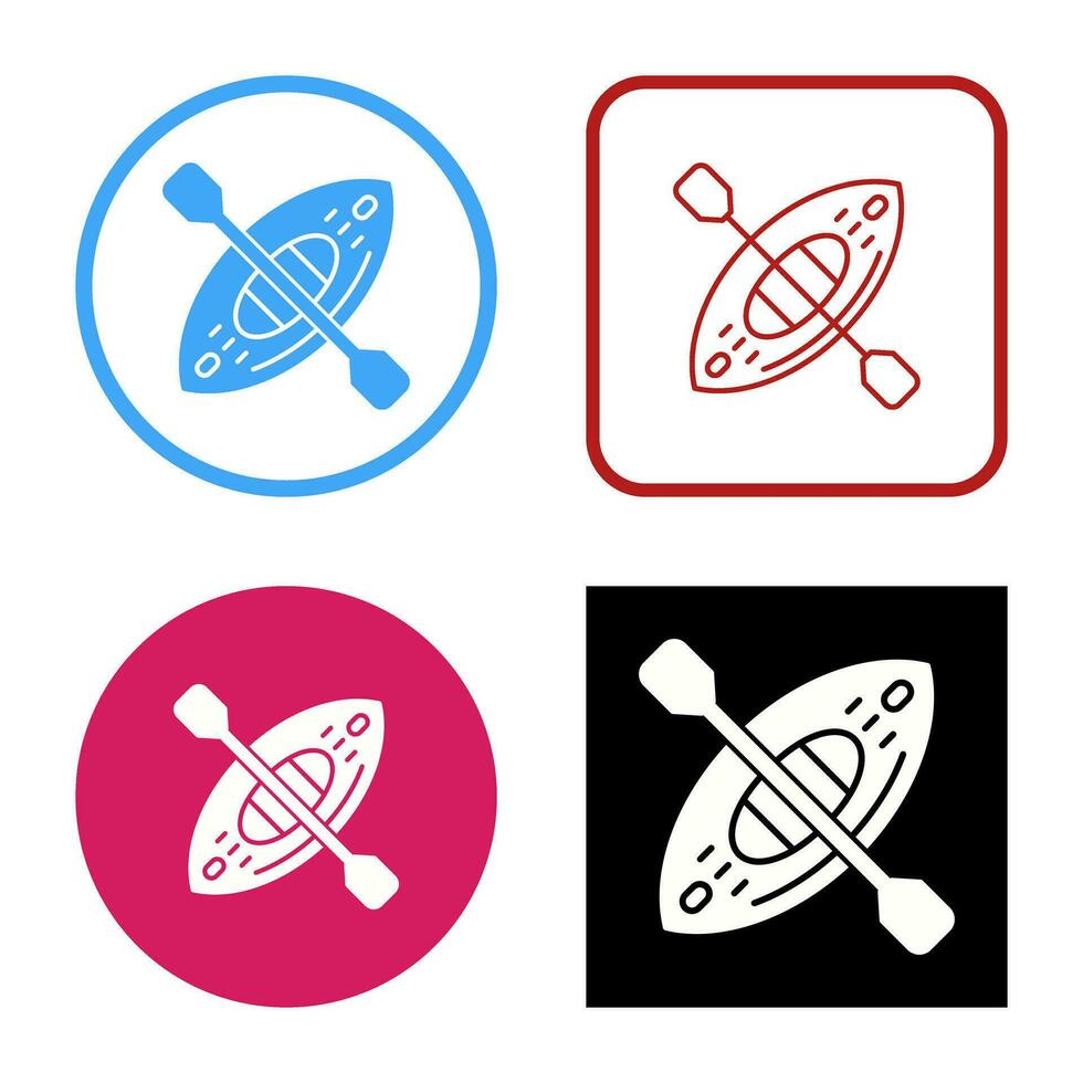 Kayak Vector Icon