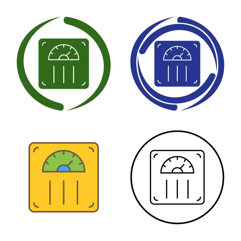 Weight Scale Vector Icon