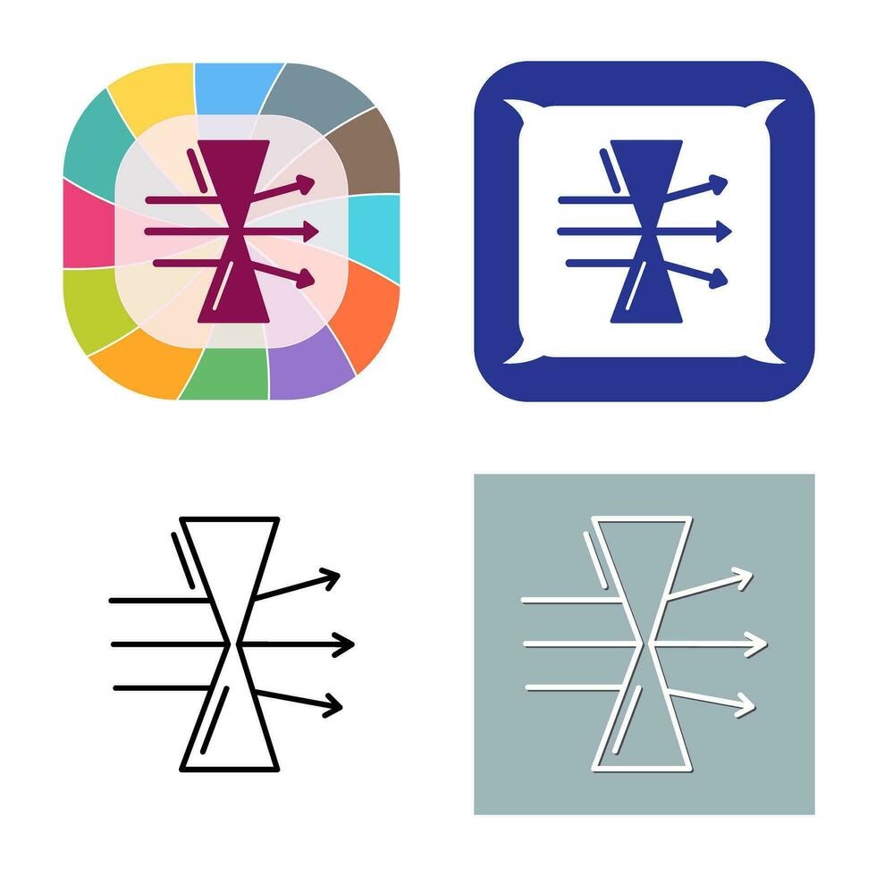 Dispersion Vector Icon