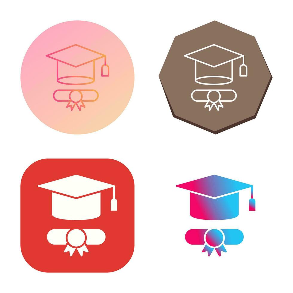 Graduation Hat Vector Icon