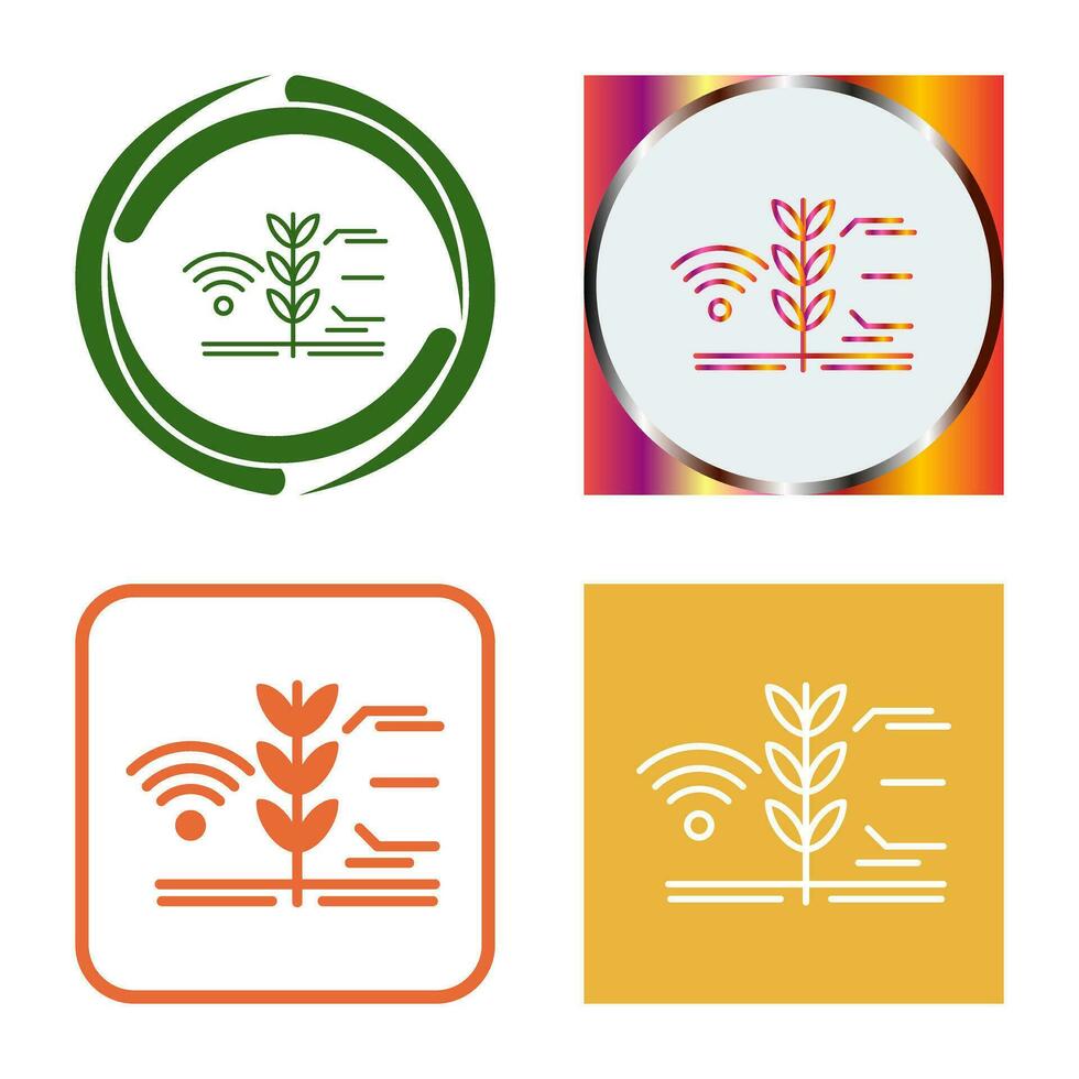 Smart Farm Vector Icon