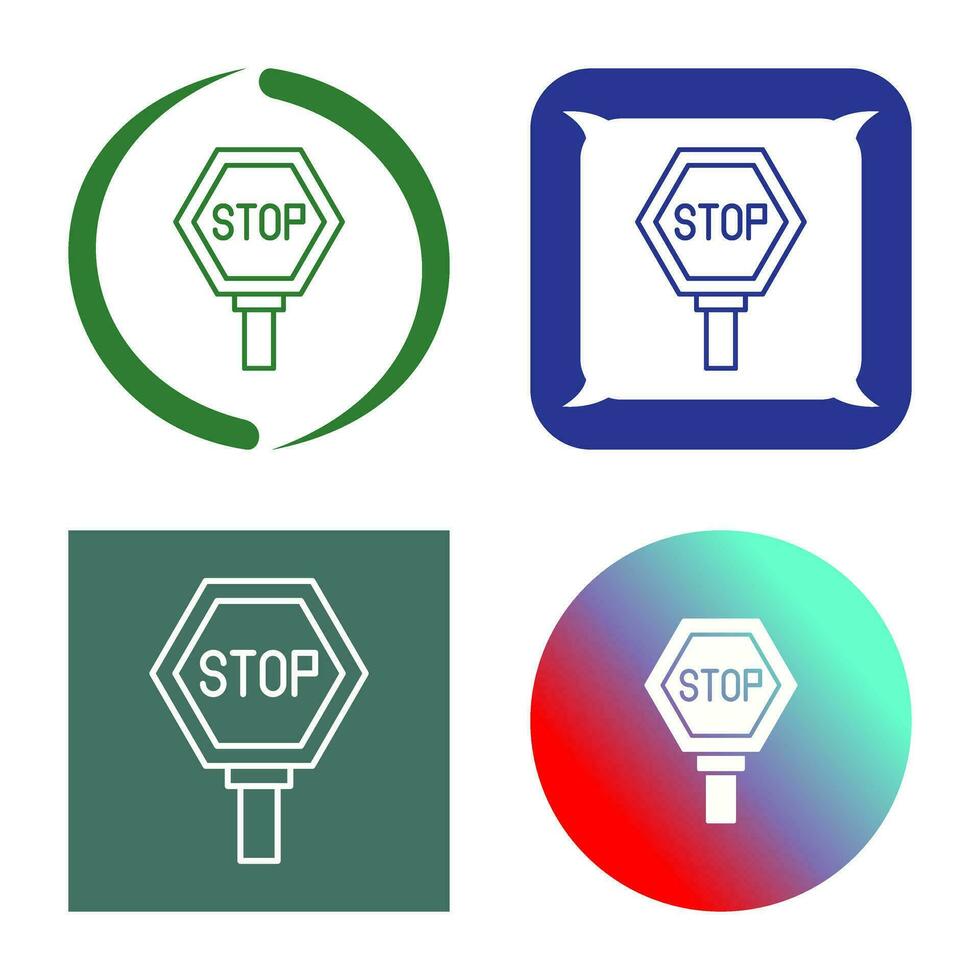 Stop Sign Vector Icon