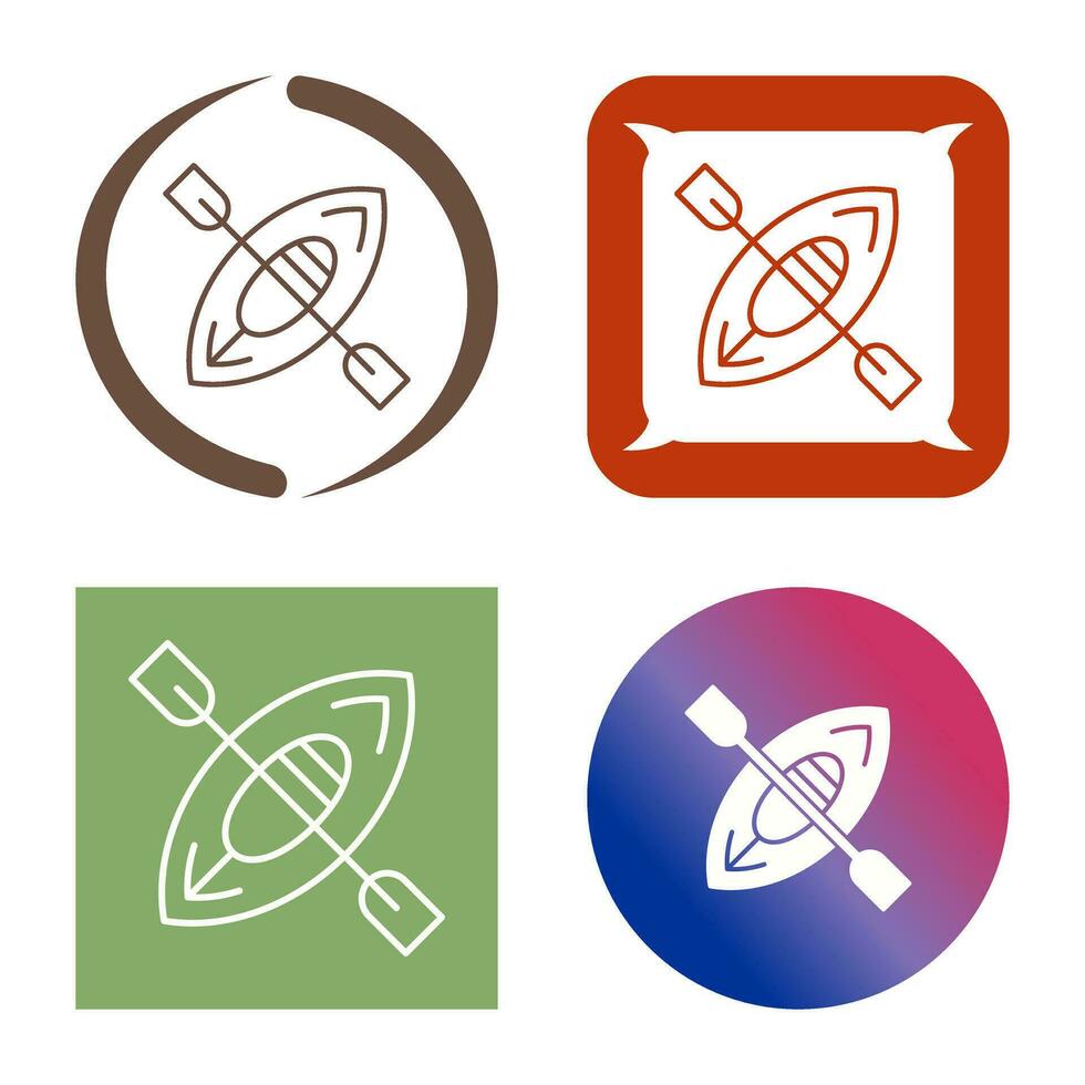Kayak Vector Icon