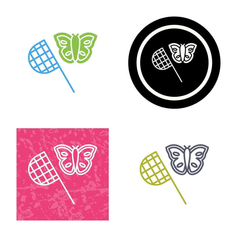 Butterfly Catcher Vector Icon