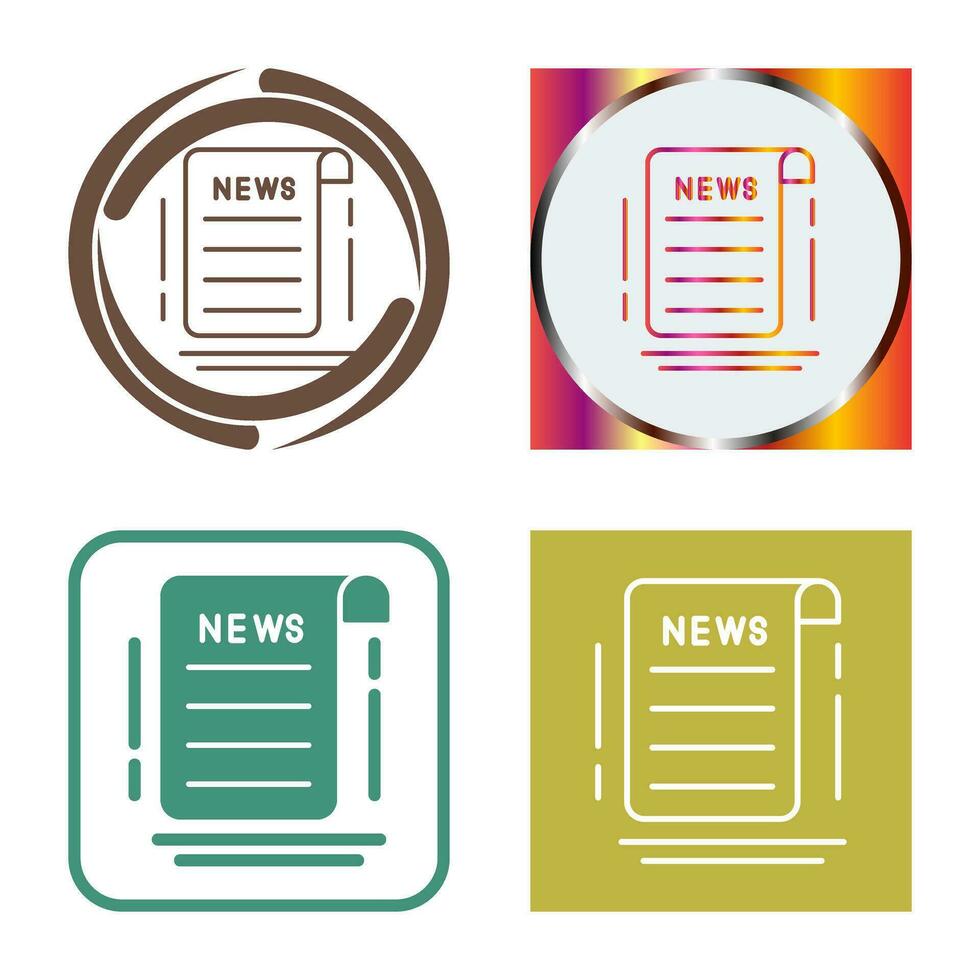 News Vector Icon
