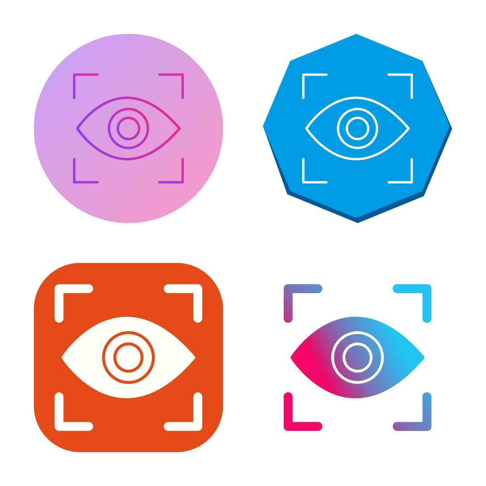 Eye Scan Vector Icon