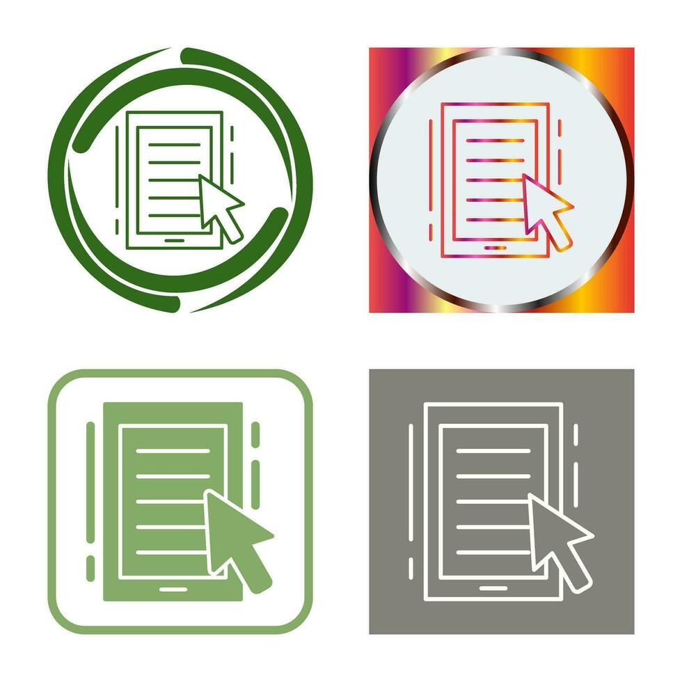 Ebook Vector Icon