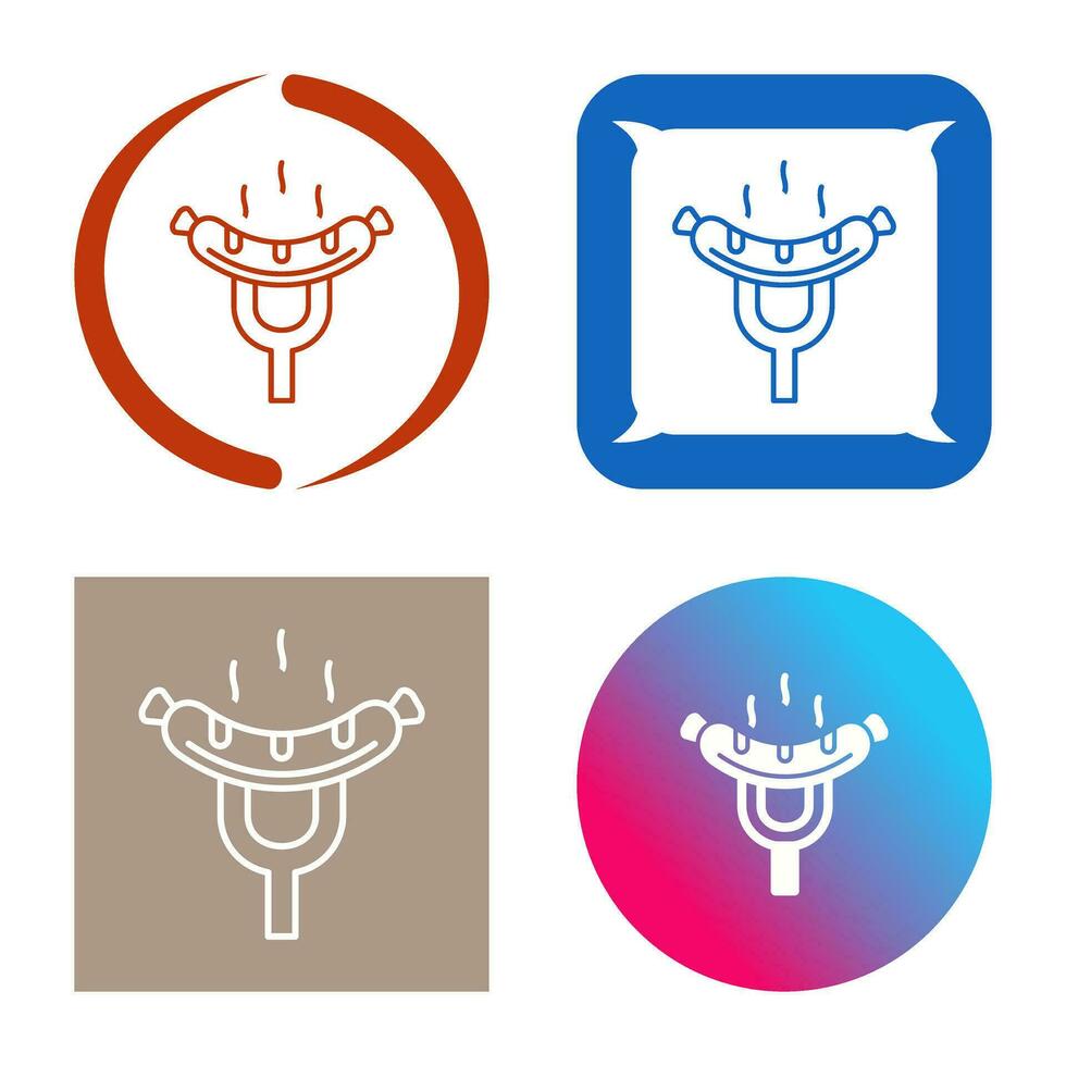Sausage Vector Icon