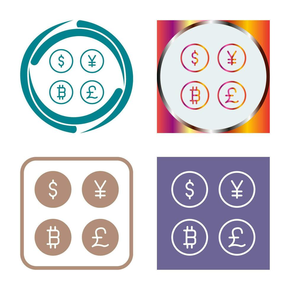 Currency Symbols Vector Icon