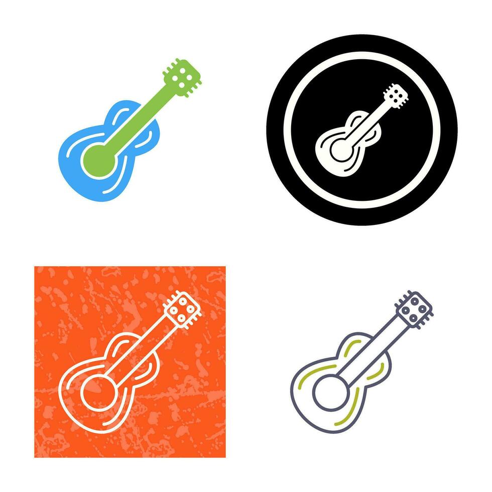 icono de vector de guitarra