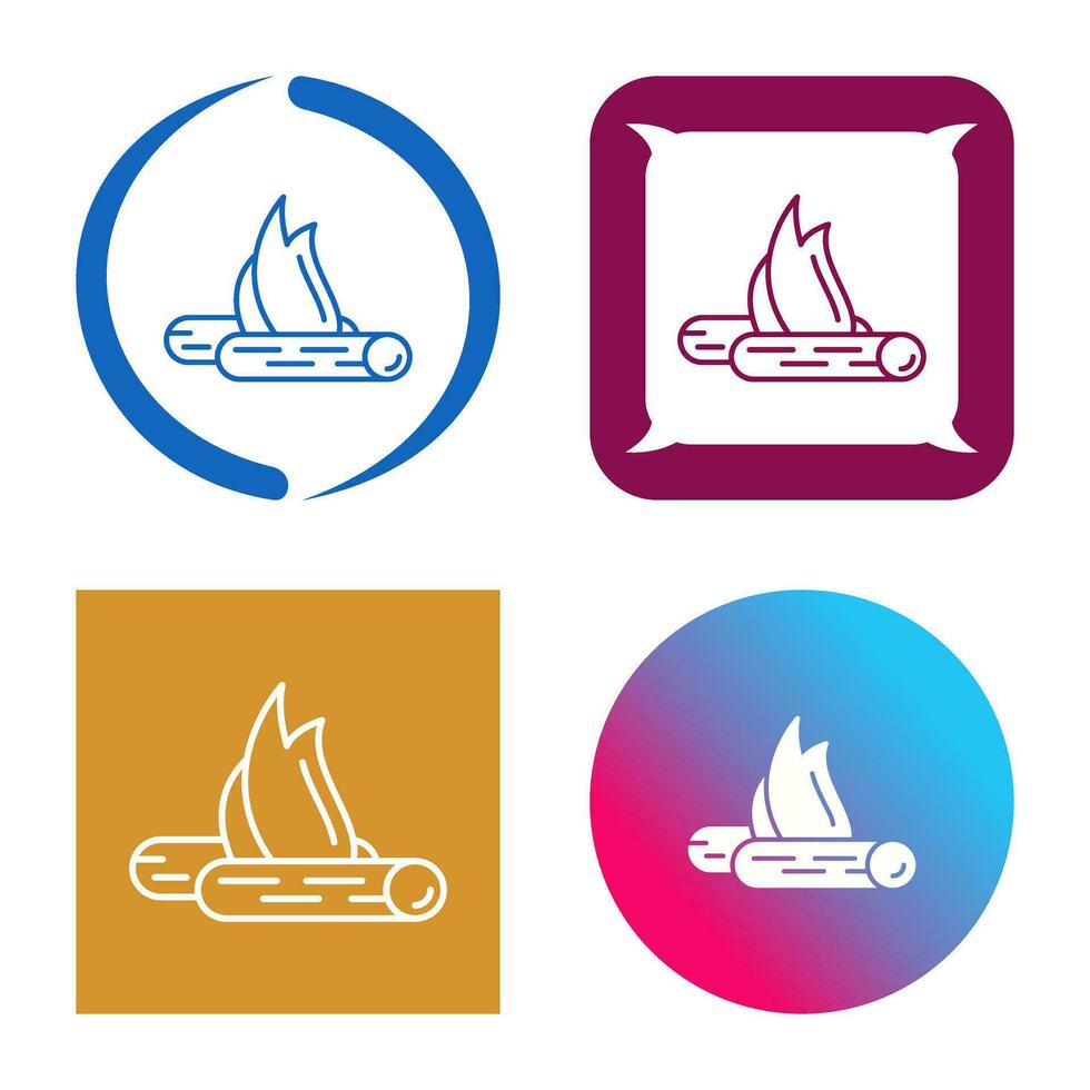 Bon Fire Vector Icon