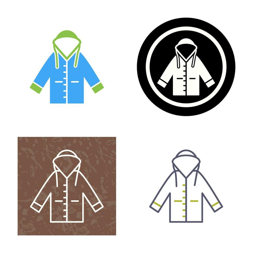 Raincoat Vector Icon