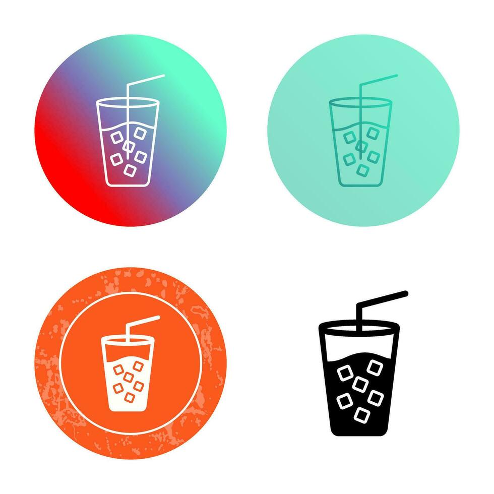 Cold Drink Vector Icon