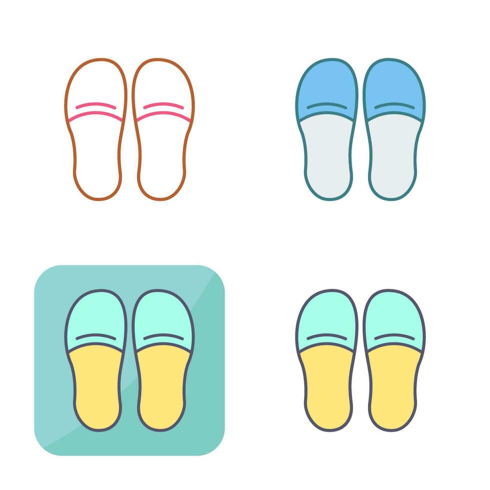 Slippers Vector Icon