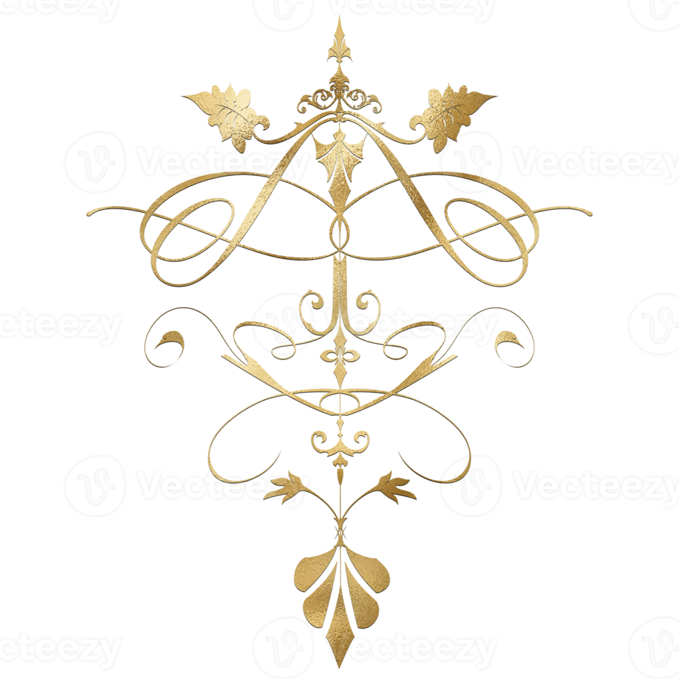 GOLDEN LUXURY DESIGN STYLISTIC ELEMENT png