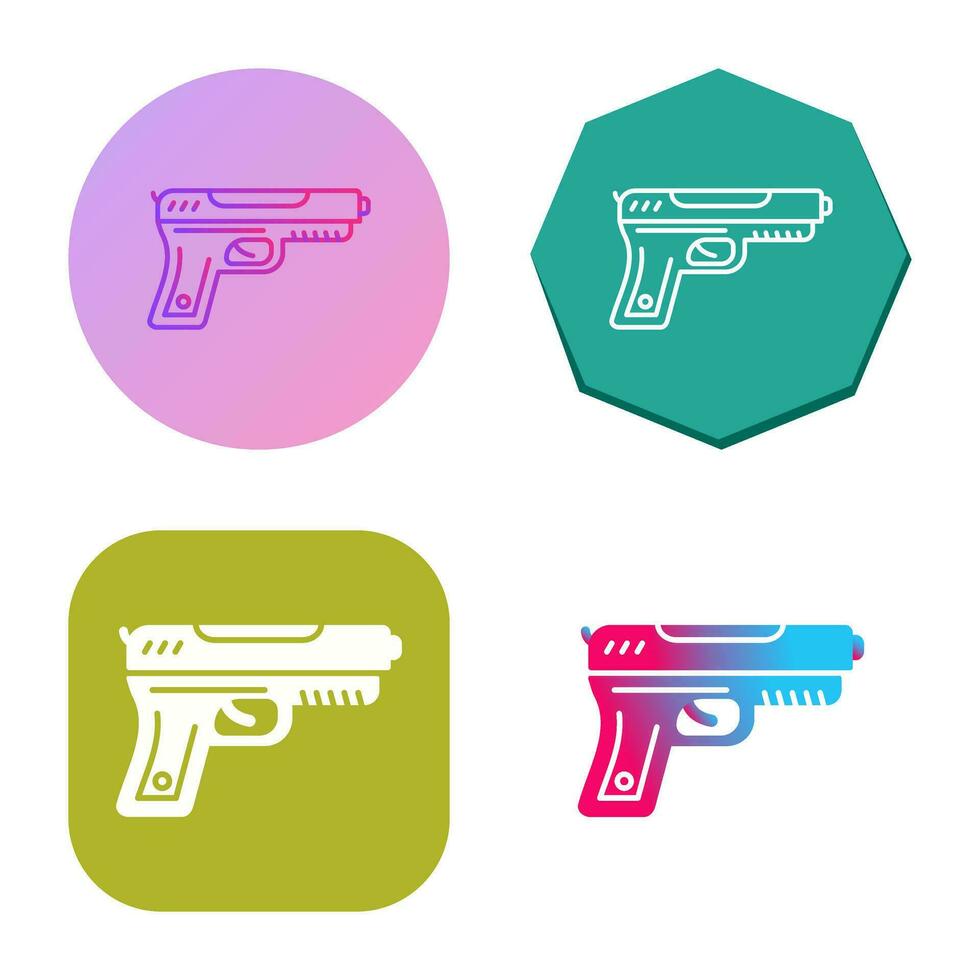 icono de vector de pistola