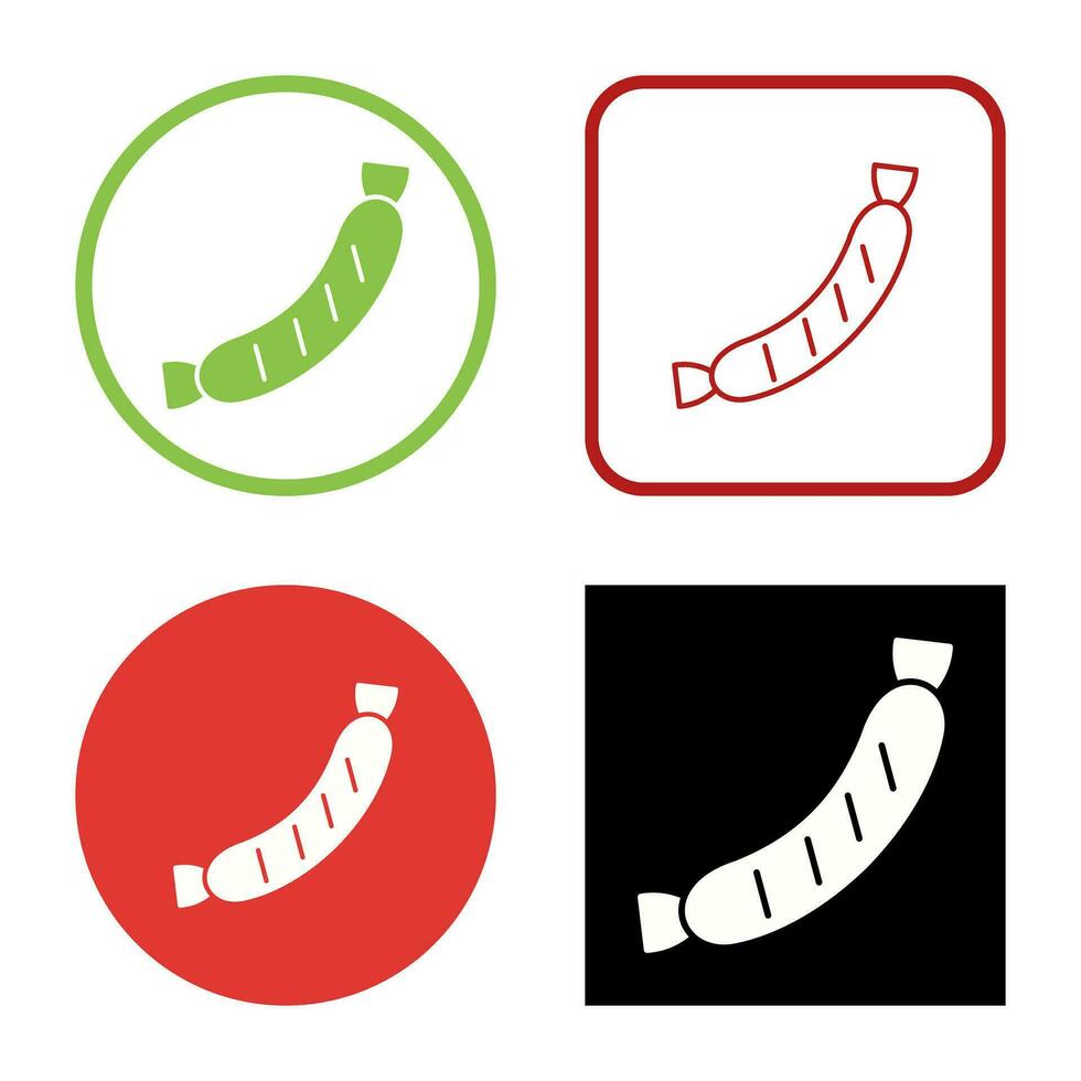 Sausage Vector Icon