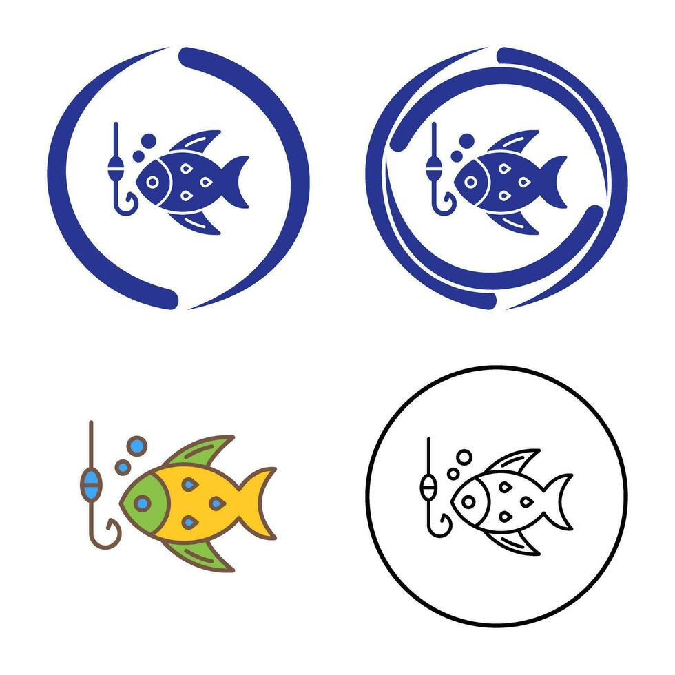 icono de vector de pesca