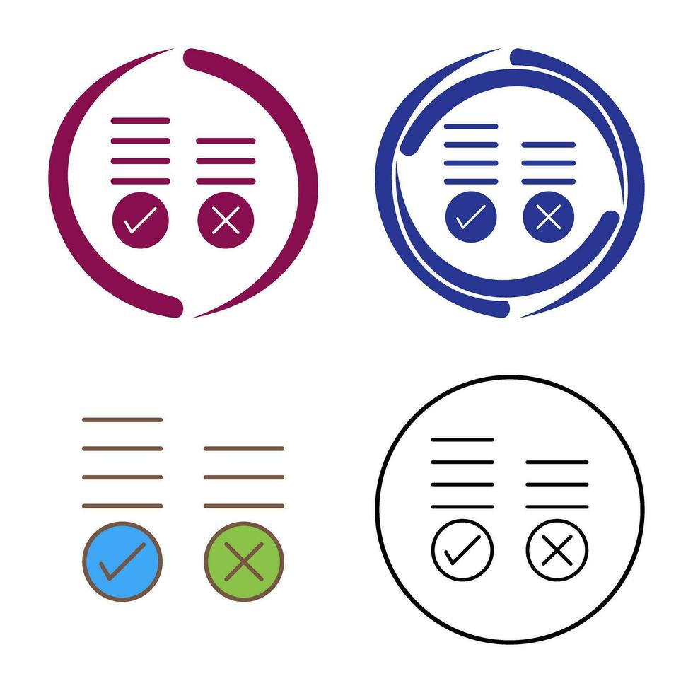 Voting Result Vector Icon