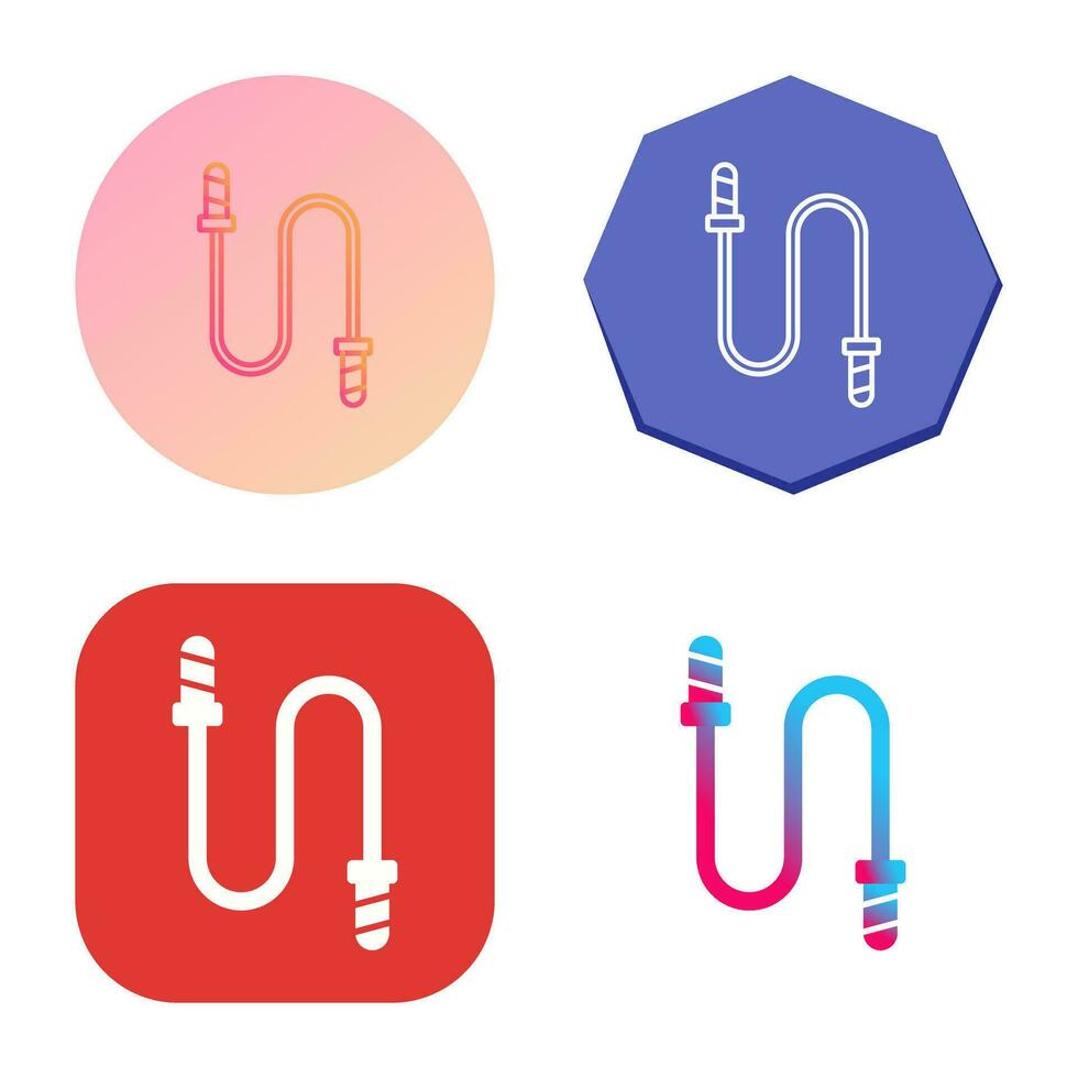 Jumping Rope Vector Icon