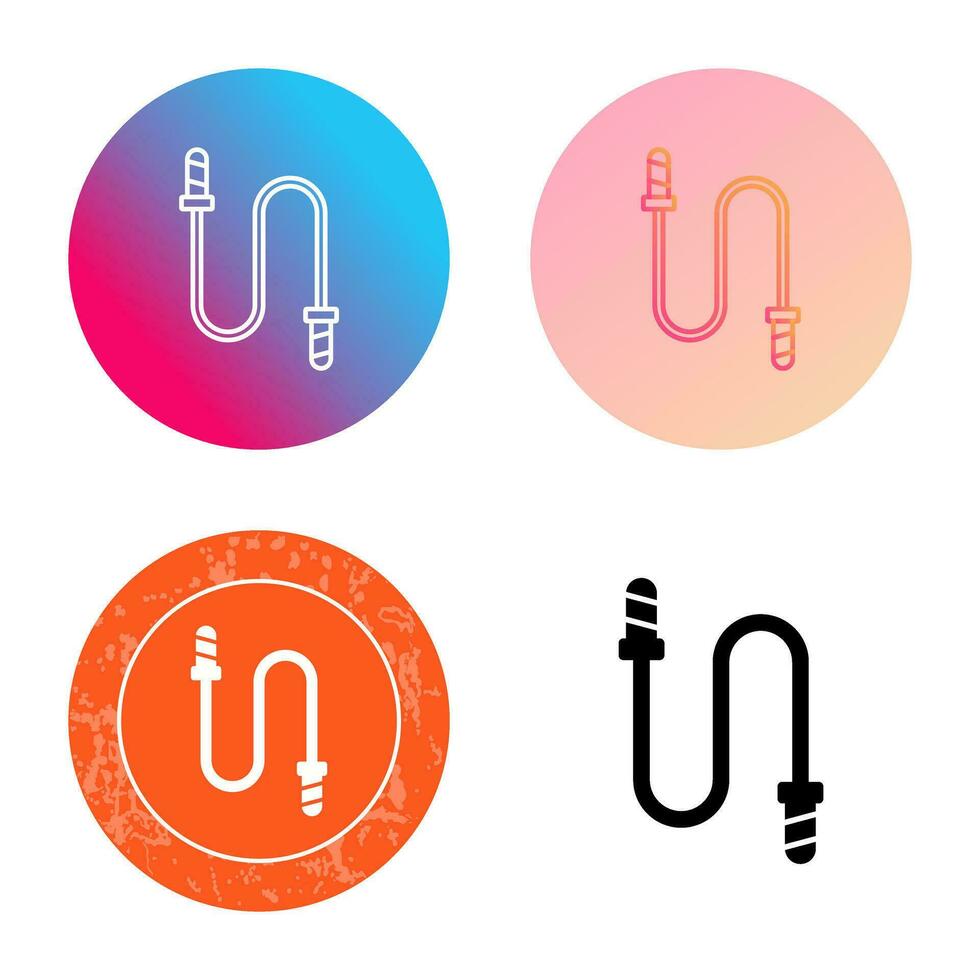 Jumping Rope Vector Icon