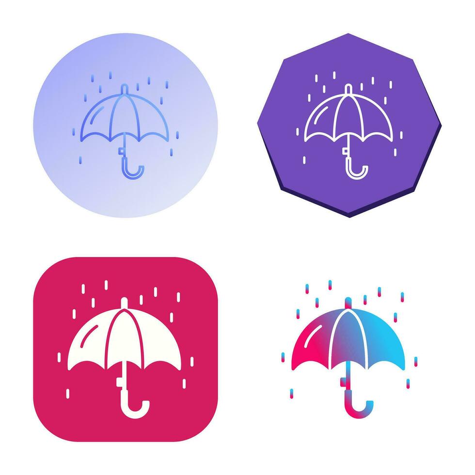 Raining Vector Icon