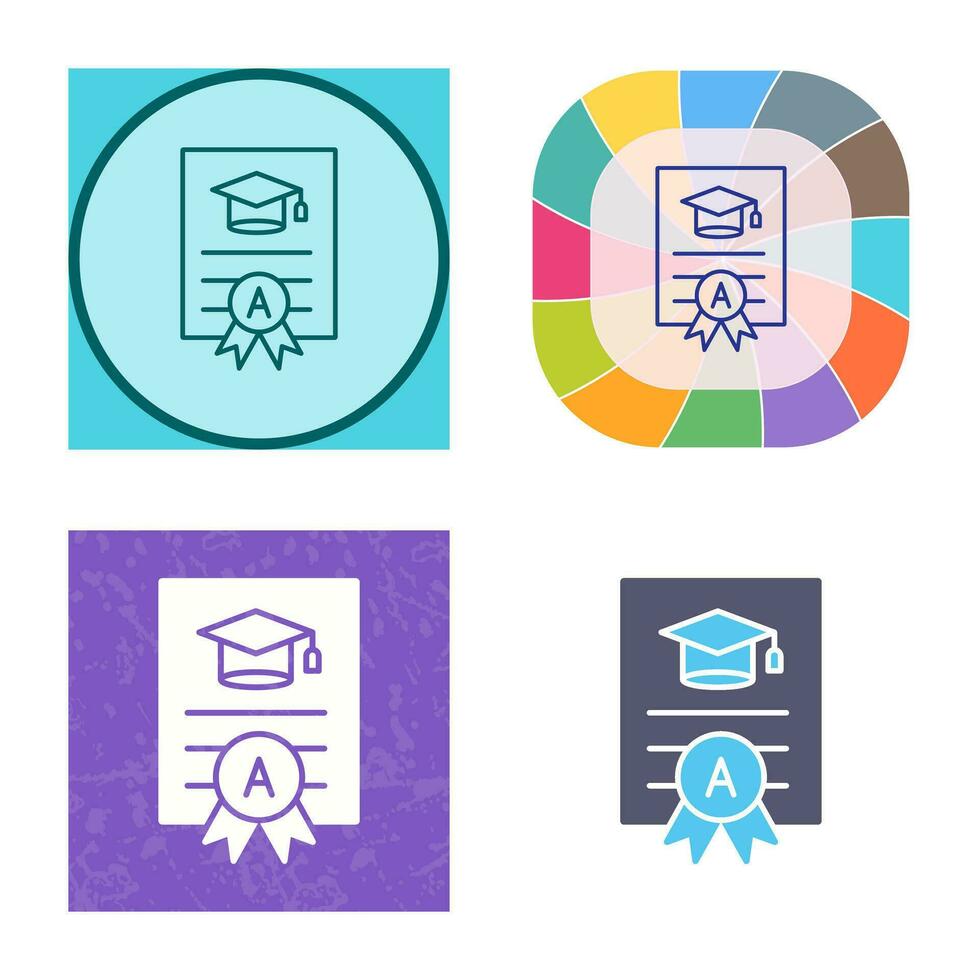 Report Card Vector Icon