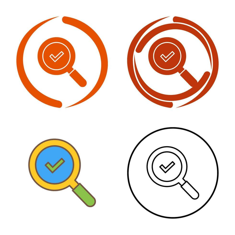 Magnifying Glass Vector Icon