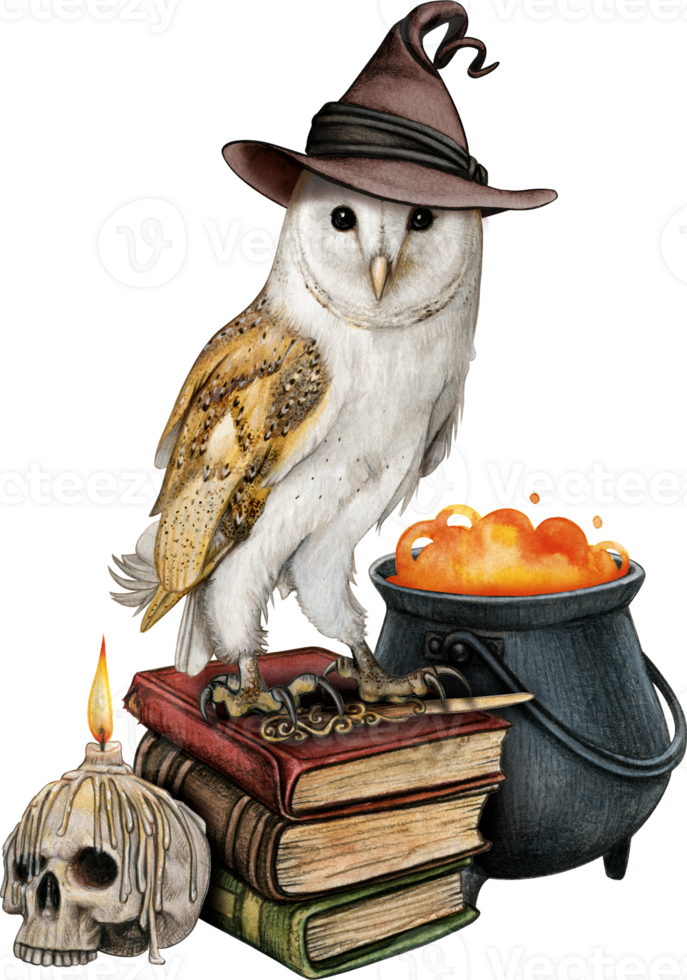 Magic barn owl png