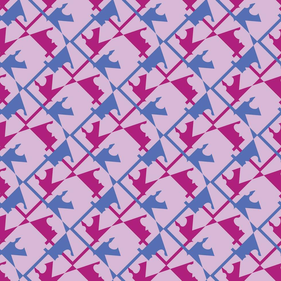 Abstract textile design Seamless pattern Vector