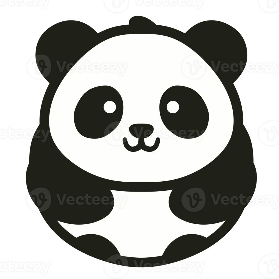 el panda logo es sencillo y elegante png