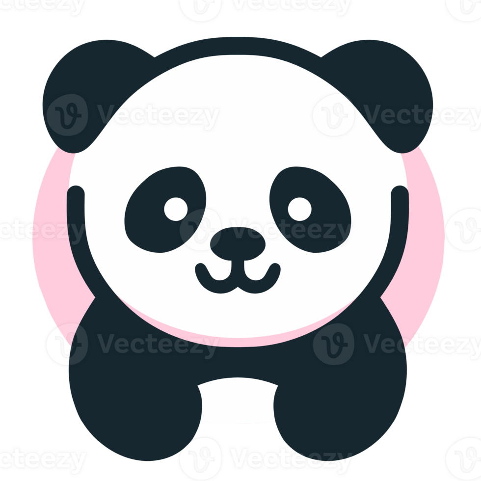 The panda logo is simple and elegant 34413547 PNG