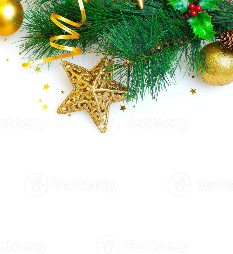 Christmas tree border photo