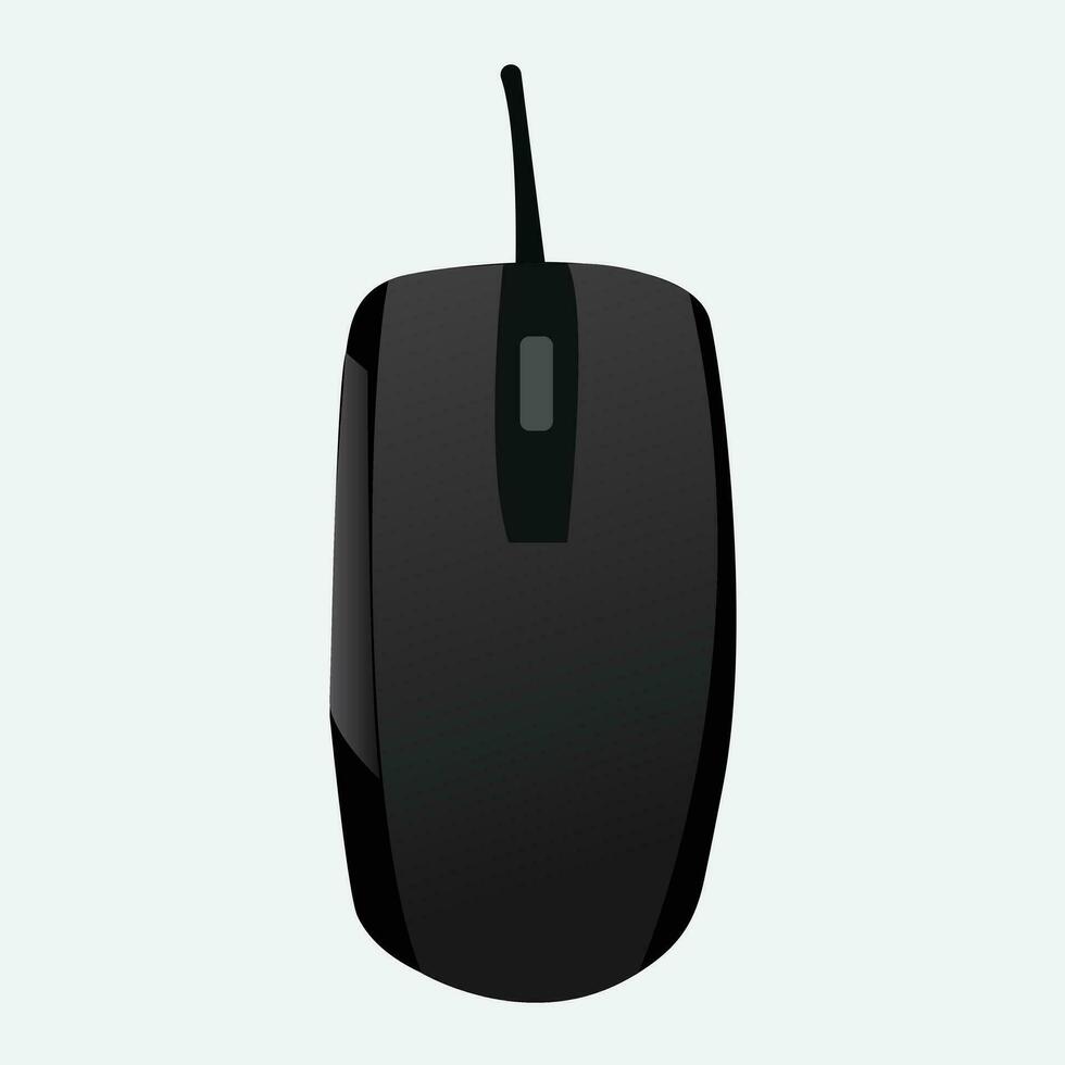 Gaming Mouse Vector Illustration Icon Symbol
