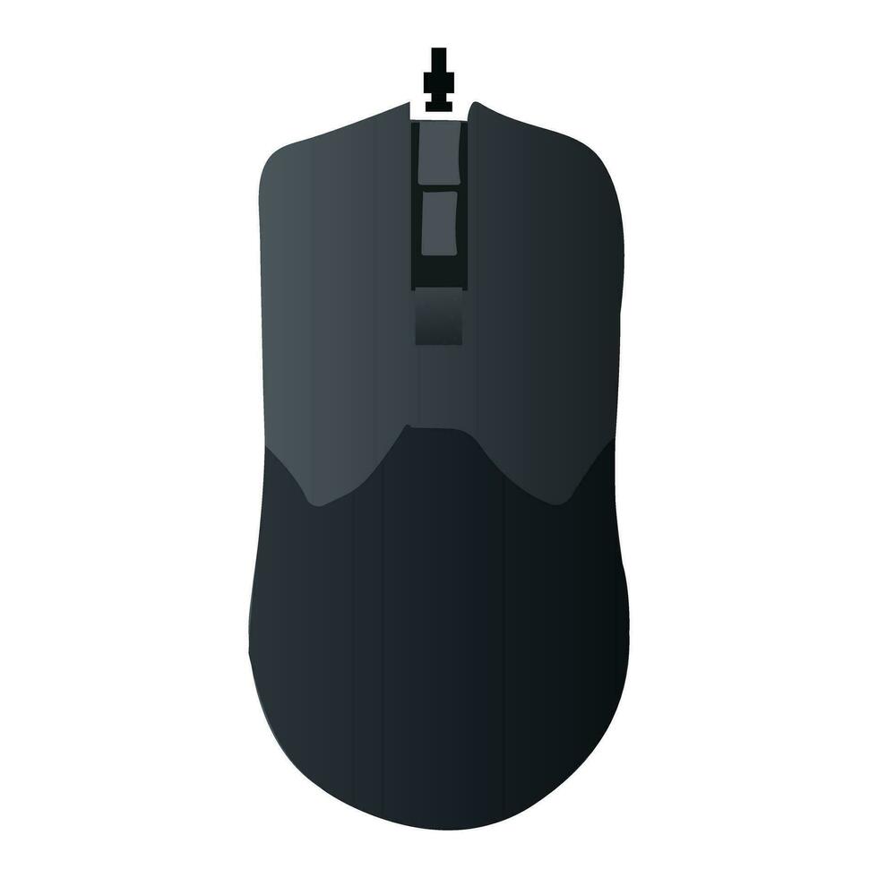 Gaming Mouse Vector Illustration Icon Symbol