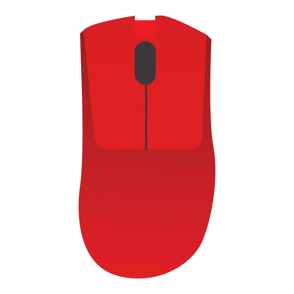 Gaming Mouse Vector Illustration Icon Symbol