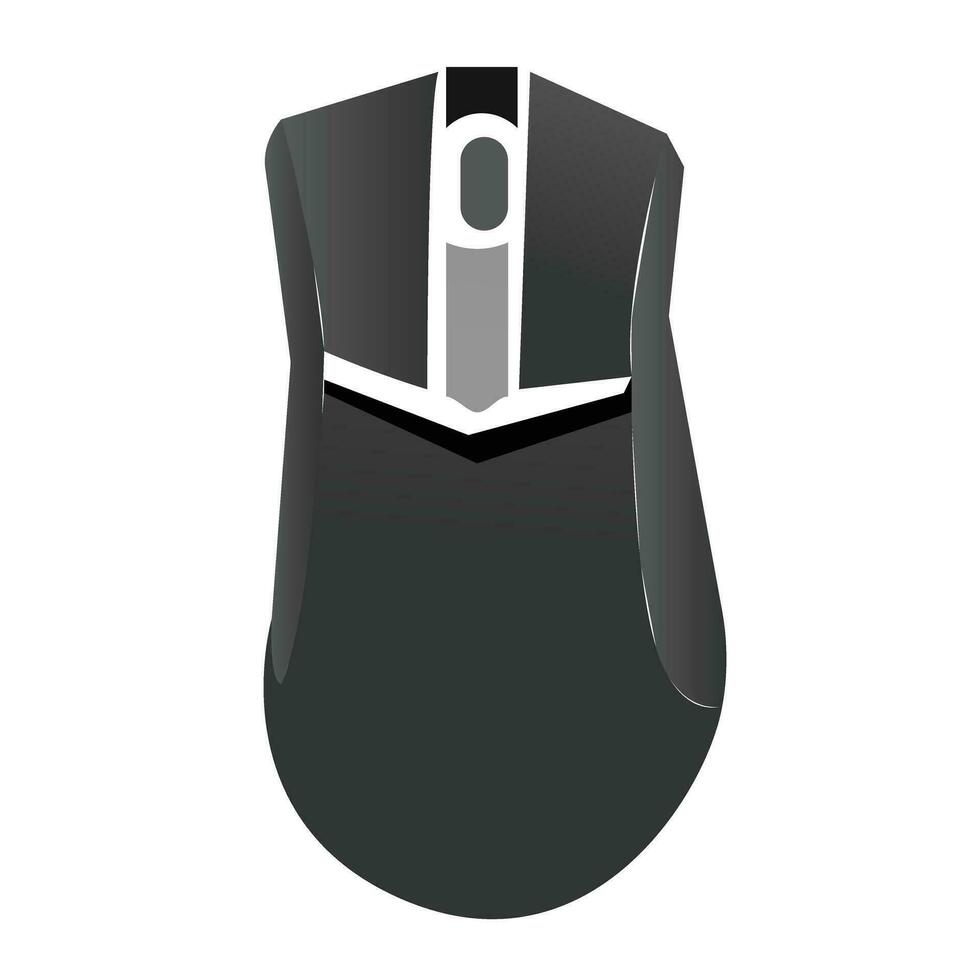 Gaming Mouse Vector Illustration Icon Symbol