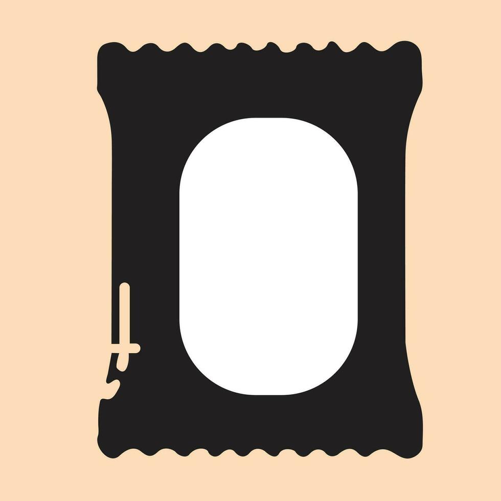 Bag or packet potato chips icon vector