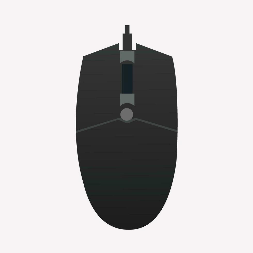 Gaming Mouse Vector Illustration Icon Symbol