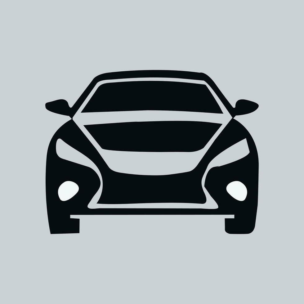 vector car silhouette detailing icon