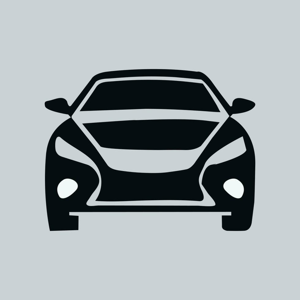 vector car silhouette detailing icon