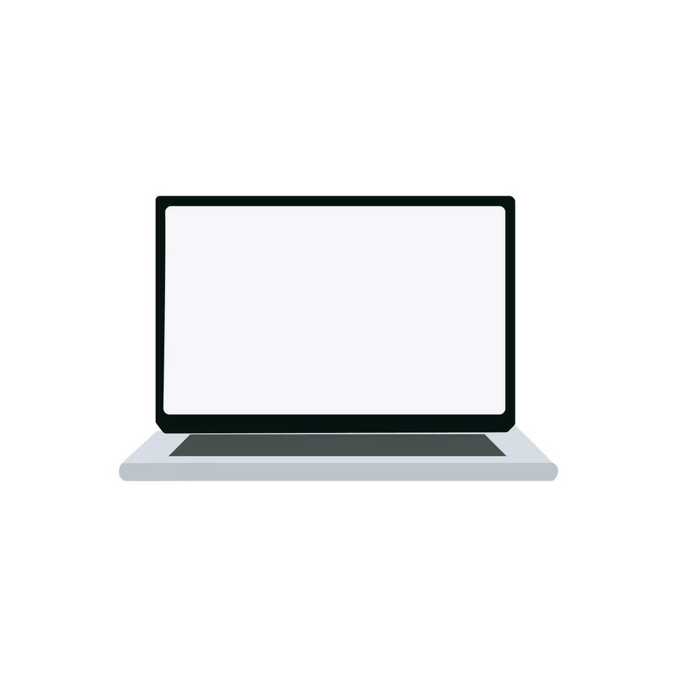 vector design of laptop line art