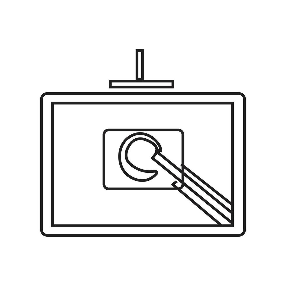 media a big of vector icon