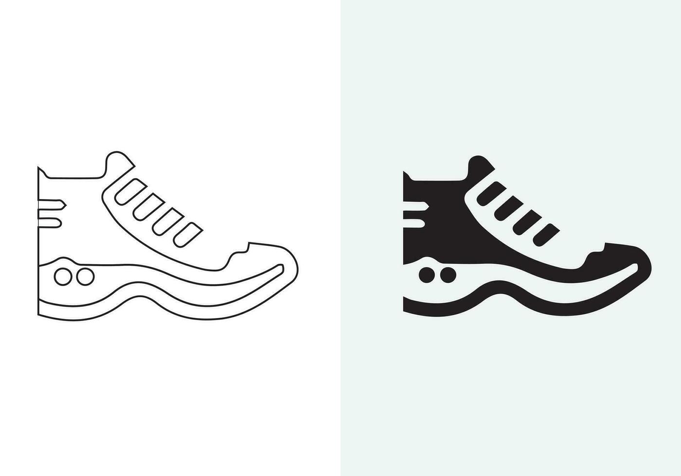 Shoe vector design set