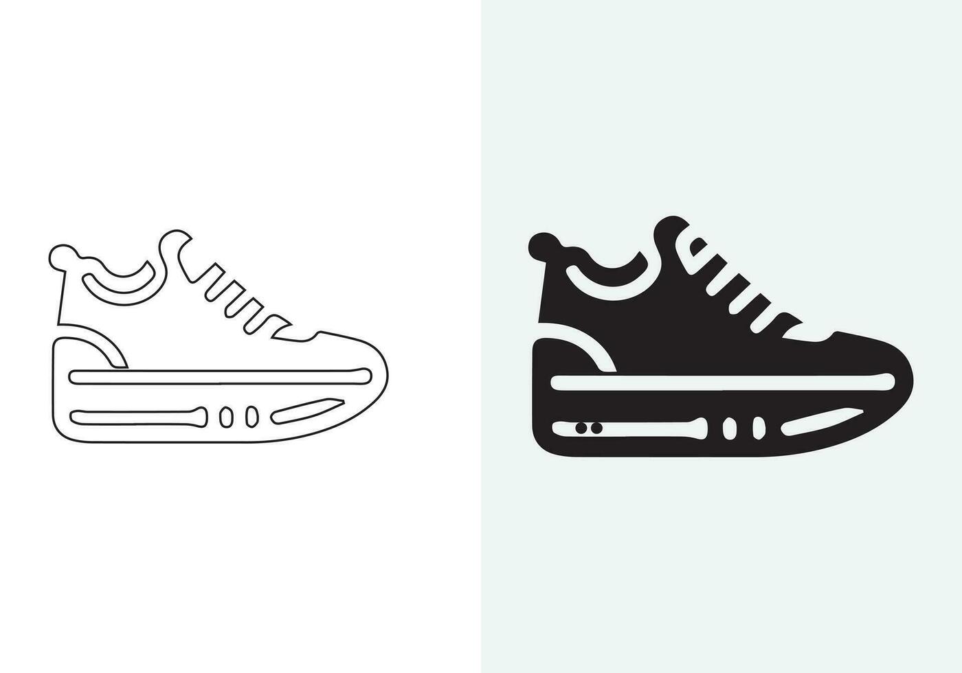 Shoe vector set