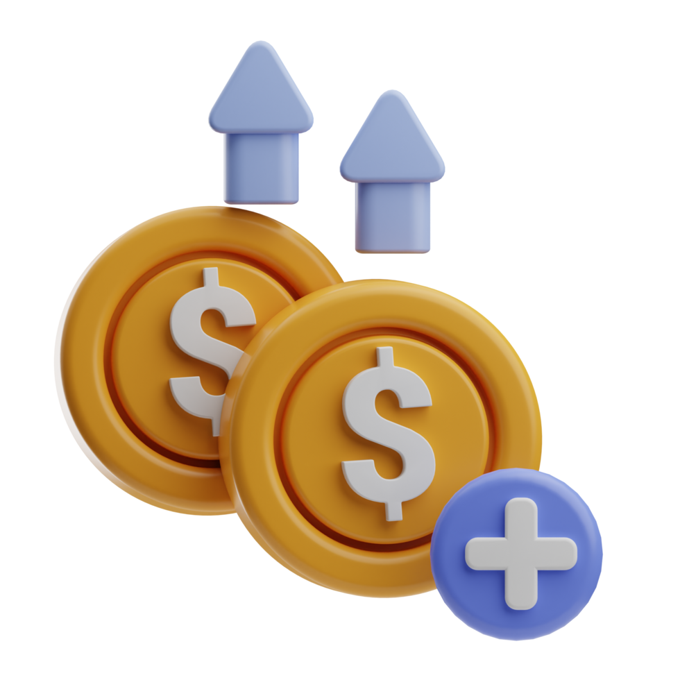 top up illustration 3d png
