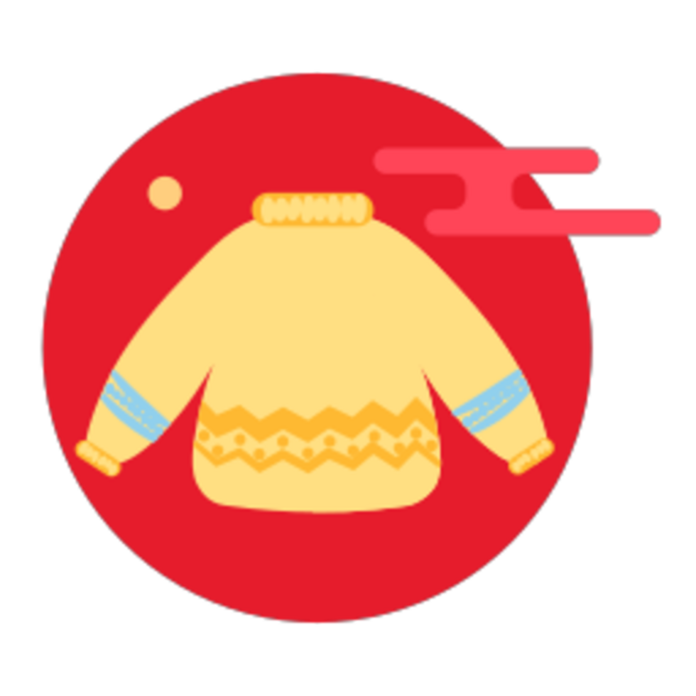 sweater illustration design png