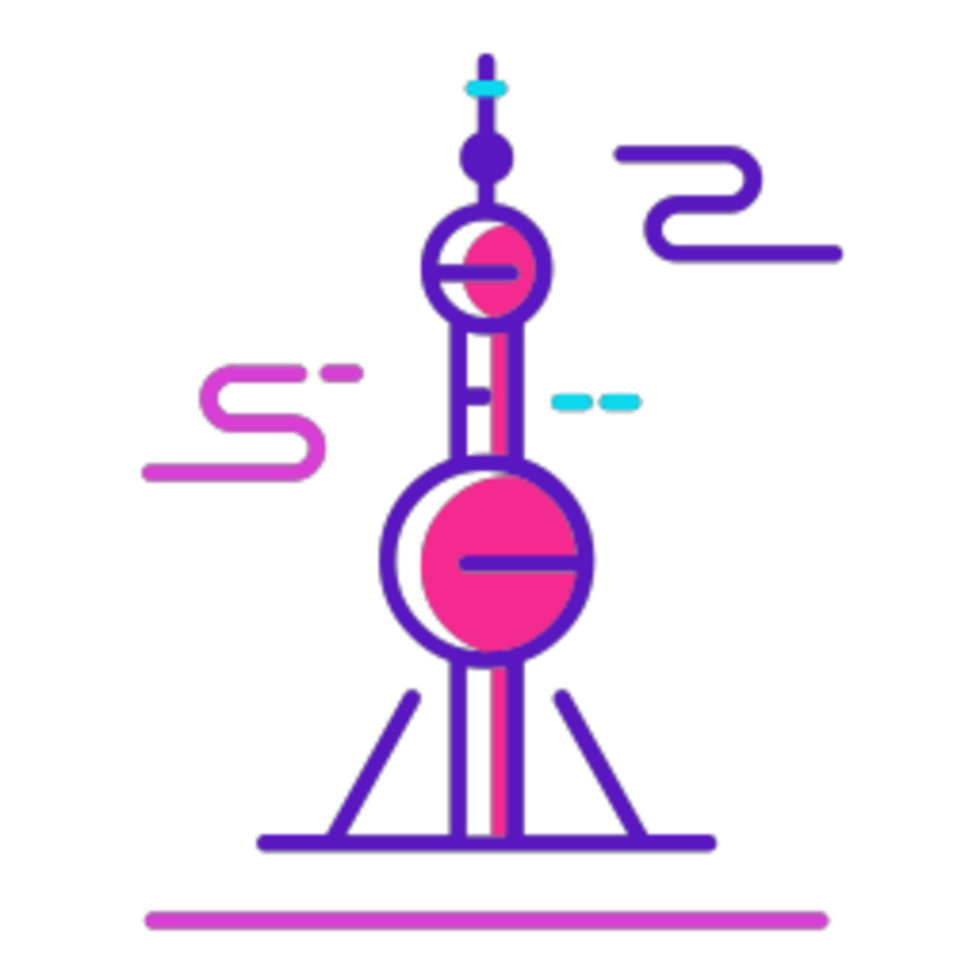 shanghai illustration design png