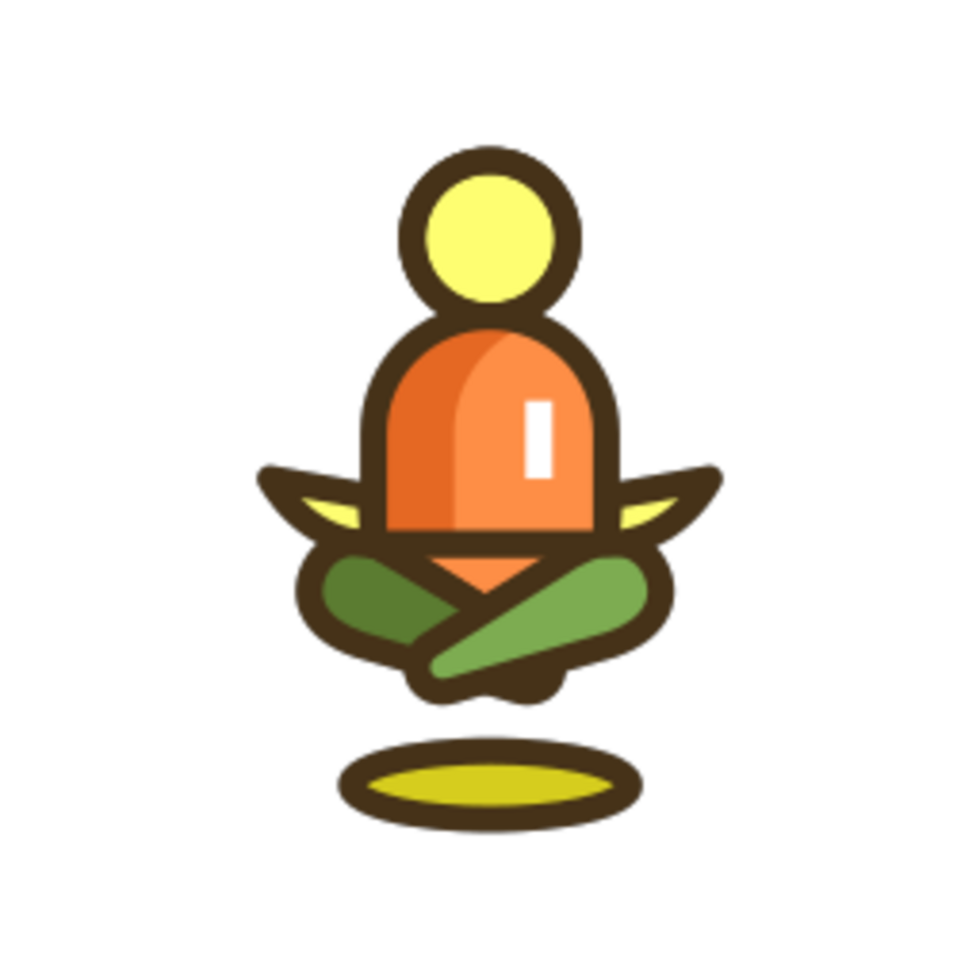 yoga guru illustration design png